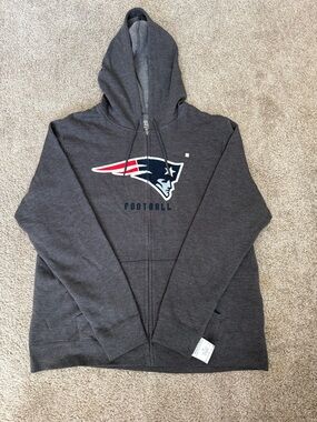 Fanatics Gray Pro Line NFL Zipper Hoodie